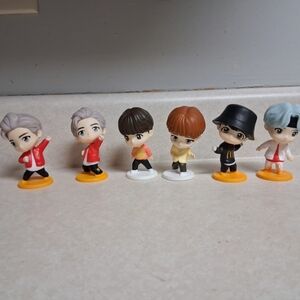 BTS McDonald's Happy Meal Toy Figures Set of 6 Collectible Kidcore